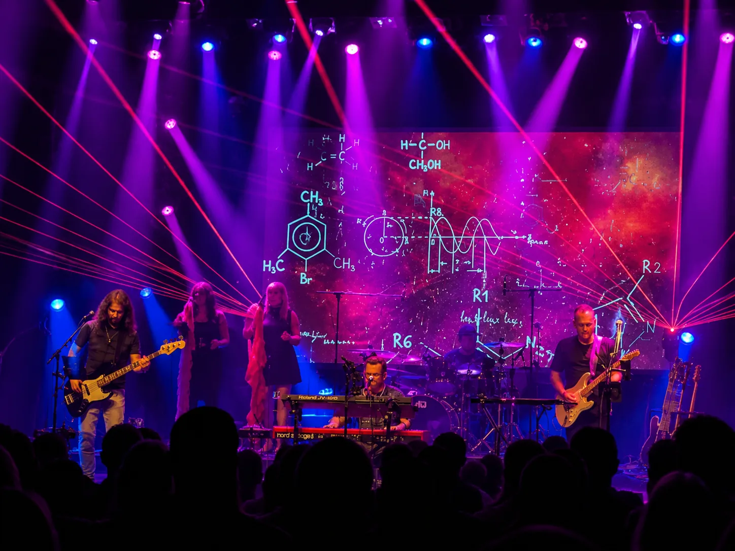 Bring Floyd sur scène avec projections et lasers rouges